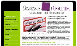 Homepage für Dienstleister: Beispiel Versicherungsmakler