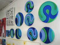 Atelier der Darmst�dter K�nstlerin Angela Gieselmann