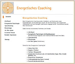 homepage Energetisches-coaching.de