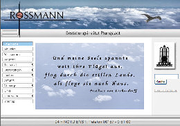 Homepage des Bestattungsinstitut Rossmann, Pfungstadt. Beerdigung und Vorsorge rund um den Sterbefall.